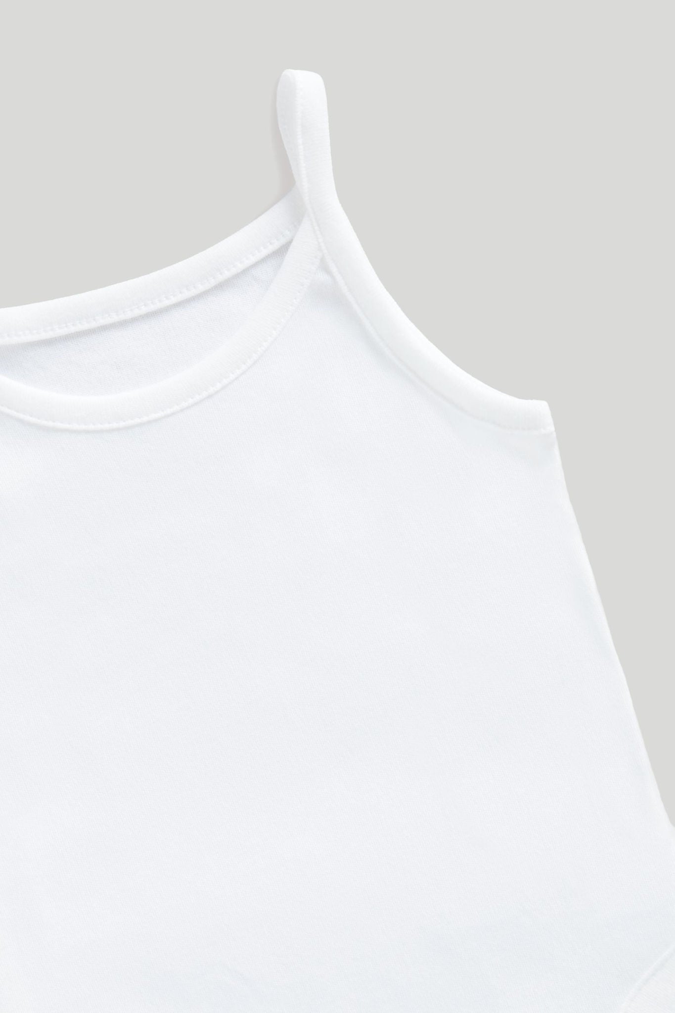 3 Pack White Camisole Bodysuits