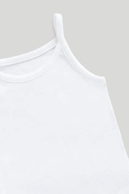 3 Pack White Camisole Bodysuits