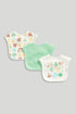 TODDLER BIBS SOFT BEAR DOODLE
