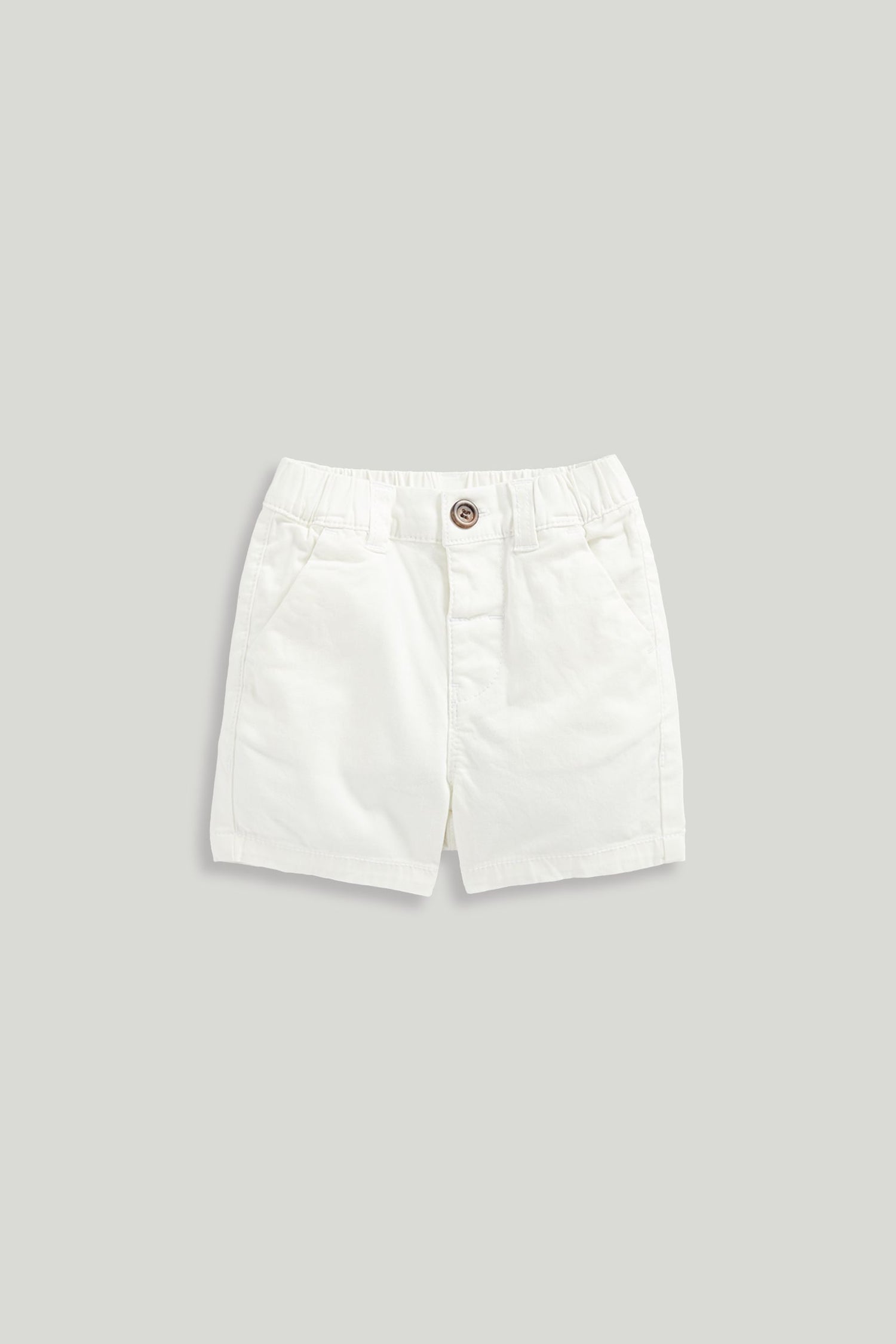 White Chino Shorts - White / 3-4 Years