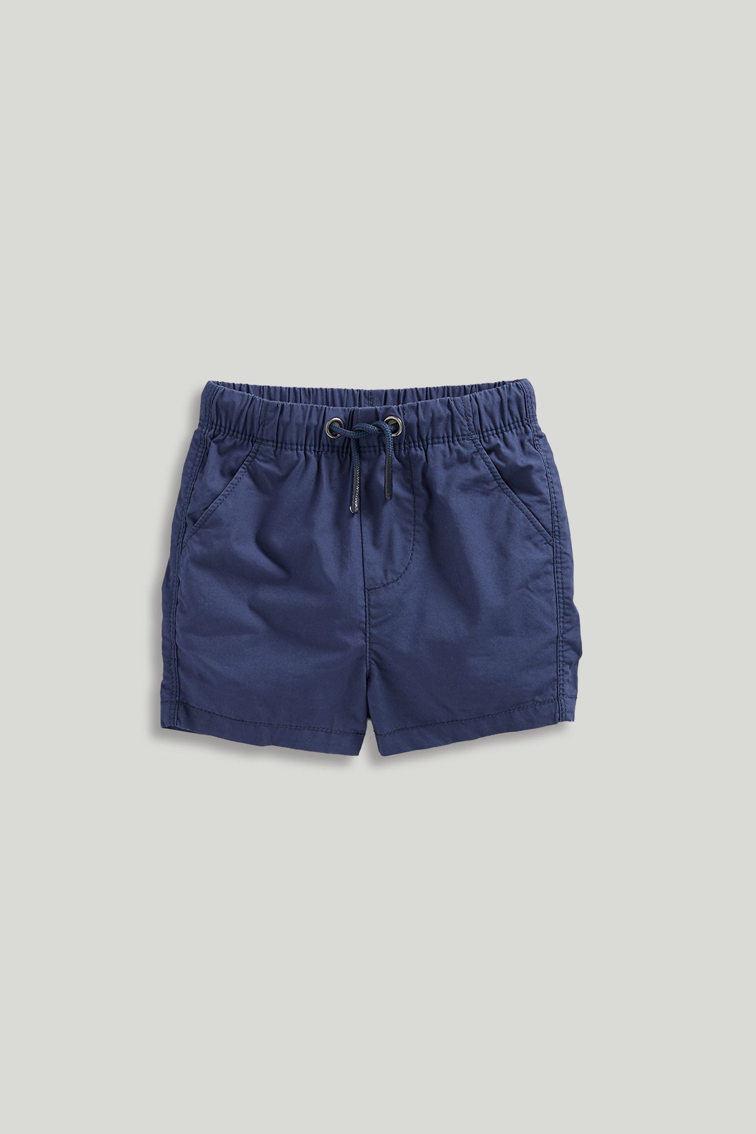 Navy Pull-On Shorts - Navy / 18-24 Months