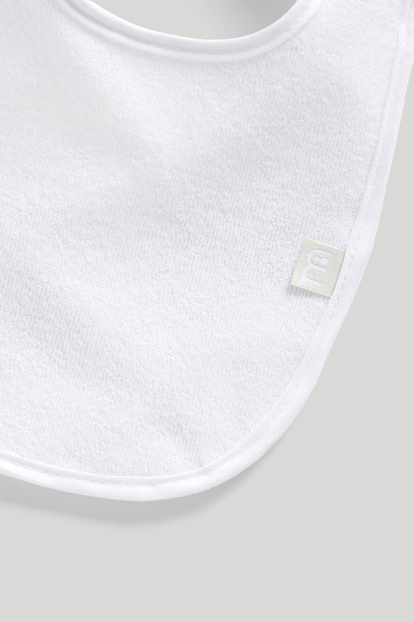 Mothercare White Newborn Terry Bibs - 10 Pack