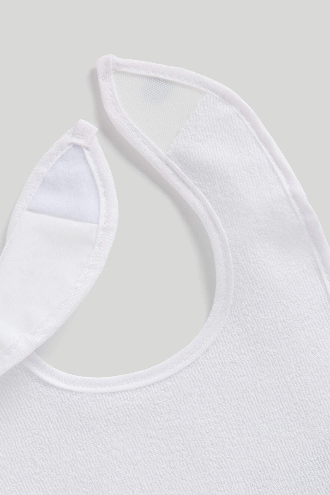 Mothercare White Newborn Terry Bibs - 10 Pack