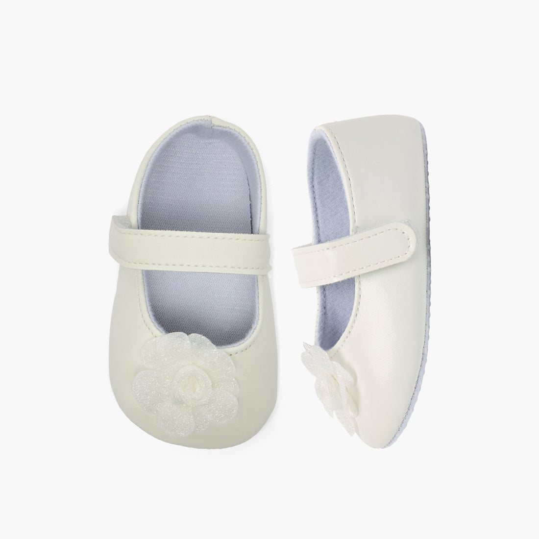 Juniors Floral Applique Mary Jane Shoes with Headband