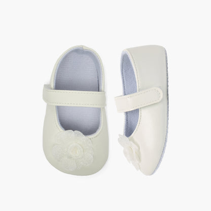 Juniors Floral Applique Mary Jane Shoes with Headband