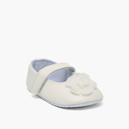 Juniors Floral Applique Mary Jane Shoes with Headband
