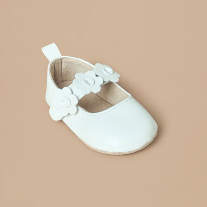 Juniors Flower Applique Booties and Headband Set