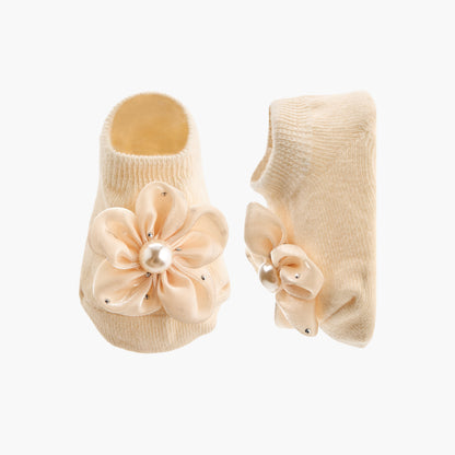 Juniors Booties with Headband, Pearl Embellished