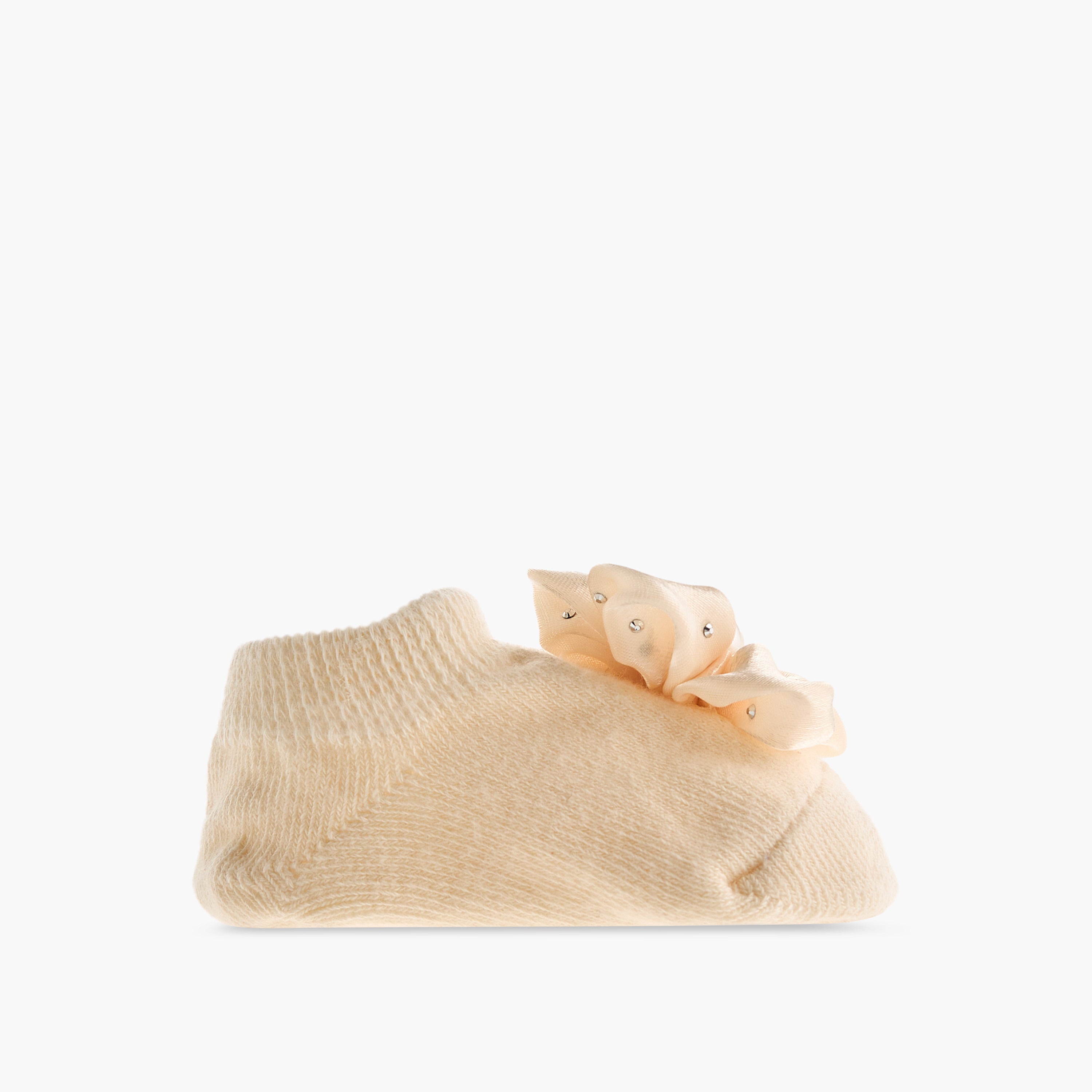 Juniors Booties with Headband, Pearl Embellished