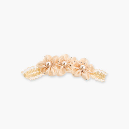 Juniors Booties with Headband, Pearl Embellished