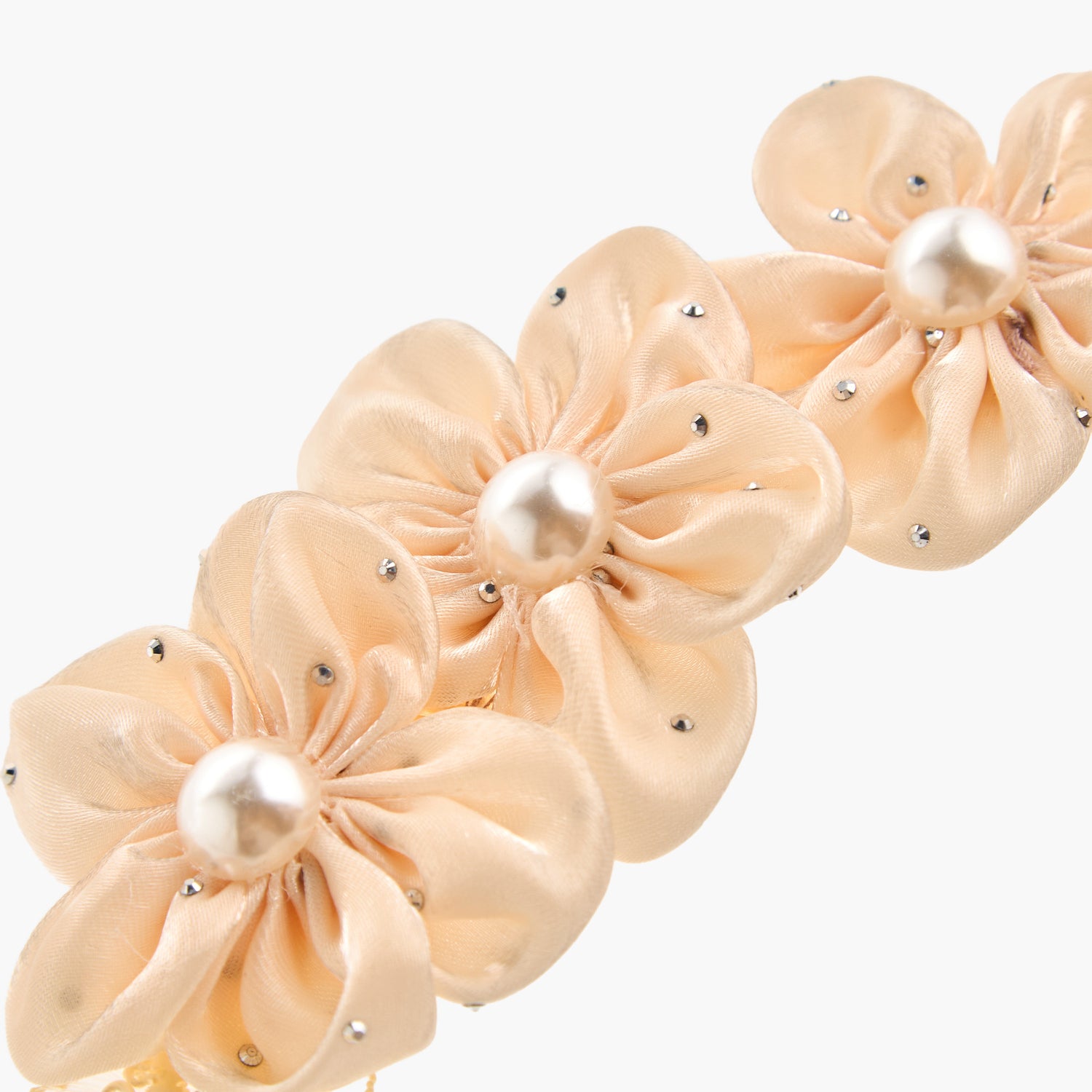 Juniors Booties with Headband, Pearl Embellished