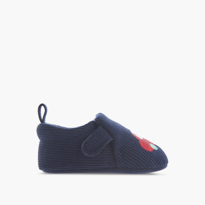 Juniors Booties with Hook and Loop Closure, Car Embroidery