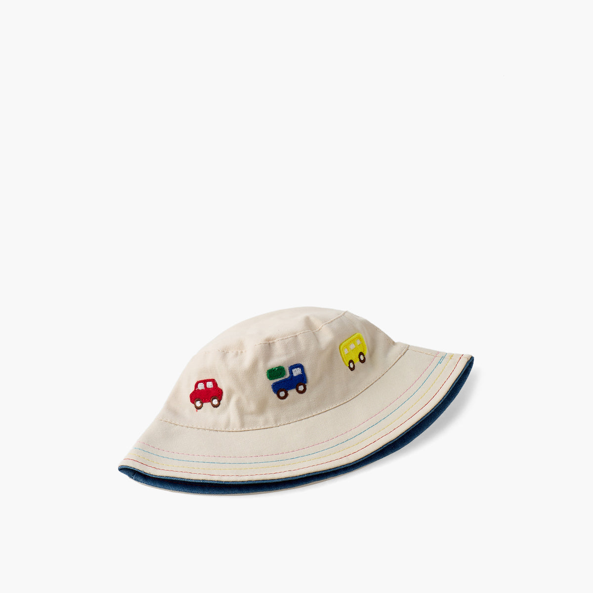 Juniors Bucket Hat with Vehical Embroidery