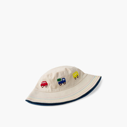 Juniors Bucket Hat with Vehical Embroidery