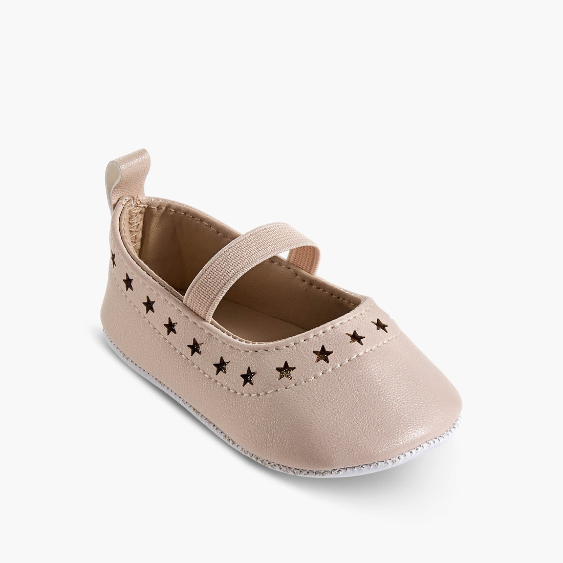 Giggles Booties with Elasticated Strap, Star Cutout Detail