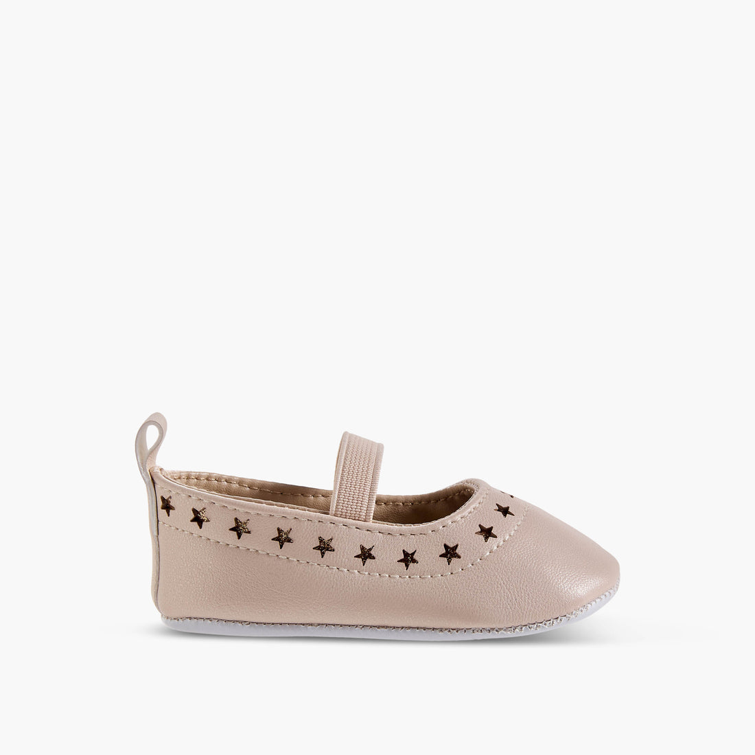 Giggles Booties with Elasticated Strap, Star Cutout Detail