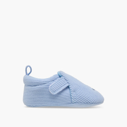Juniors Ship Embroidered Corduroy Booties with Hook and Loop Closure