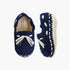 Juniors Boys Booties with Crochet and Tassel Detail - Cotton - Blue / Newborn