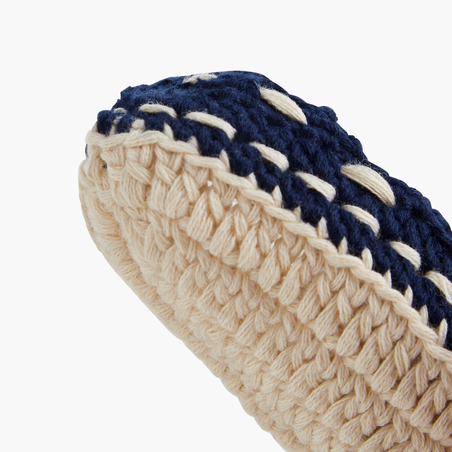 Juniors Boys Booties with Crochet and Tassel Detail - Cotton