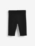 Black Cropped Leggings (3mths-7yrs) - Size 3-6 Months (62-68cm) - Black Cropped