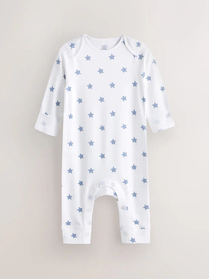 Blue Star Baby Kind To Skin Sleepsuits 2 Pack (0-2yrs)