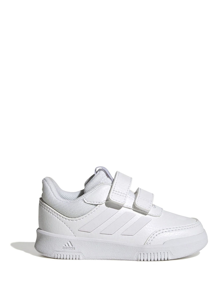 adidas White Tensaur Hook and Loop Infant Trainers - Size EU 20 (UK 4) - adidas White Tensaur Hook and Loop Infant