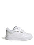 adidas White Tensaur Hook and Loop Infant Trainers - Size EU 20 (UK 4) - adidas White Tensaur Hook and Loop Infant