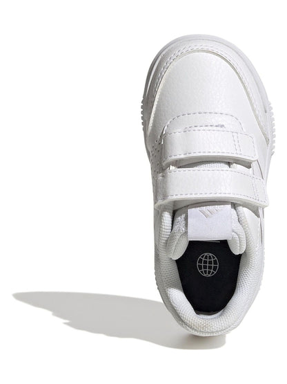 adidas White Tensaur Hook and Loop Infant Trainers - Size EU 20 (UK 4)