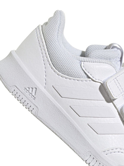 adidas White Tensaur Hook and Loop Infant Trainers - Size EU 20 (UK 4)