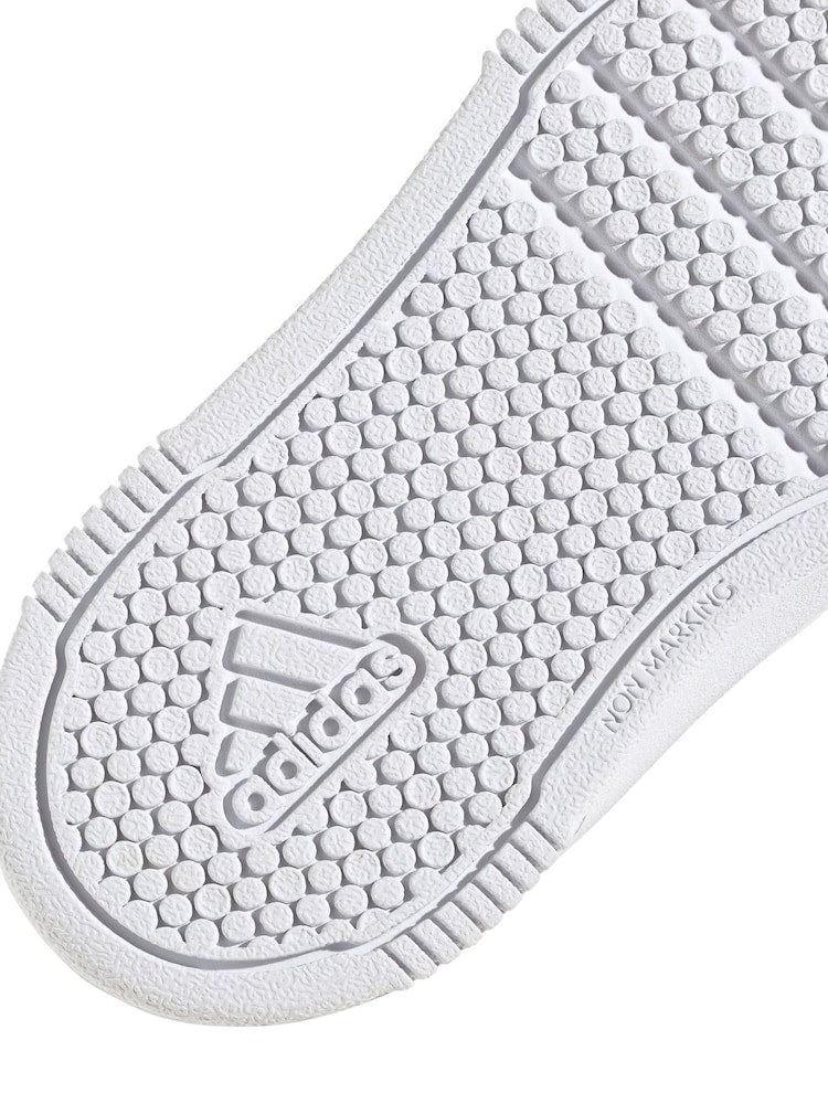 adidas White Tensaur Hook and Loop Infant Trainers - Size EU 20 (UK 4)