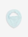 Blue 5 Pack Dribble Baby 100% Cotton Bibs - Size One