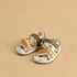 Dinosaur Print Floaters with Hook and Loop Closure - Cream / 20