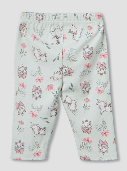 Disney Cotton Round Neck Long Sleeves Pyjama Set with Marie Print-baby-girls-clothing-nightwear-pyjamasets-image-6
