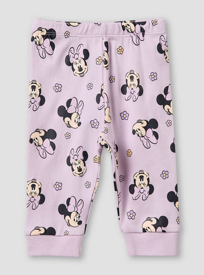 Disney Cotton Round Neck Long Sleeves Pyjama Set with Minnie Mouse Print-baby-girls-clothing-nightwear-pyjamasets-image-4