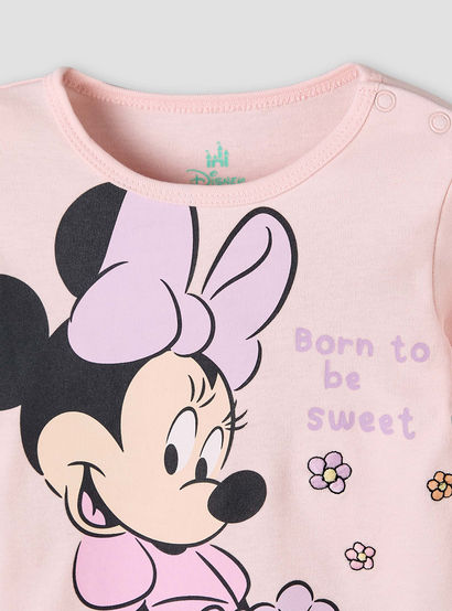 Disney Cotton Round Neck Long Sleeves Pyjama Set with Minnie Mouse Print-baby-girls-clothing-nightwear-pyjamasets-image-5