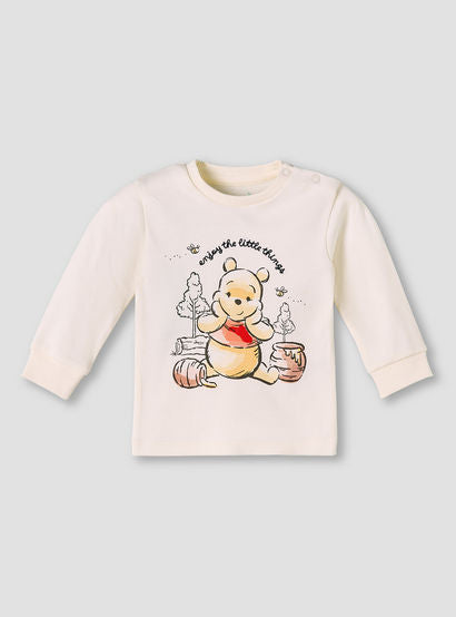 Disney Cotton Round Neck Long Sleeves Pyjama Set with Winnie The Pooh Print-baby-boys-clothing-nightwear-pyjamasets-image-3