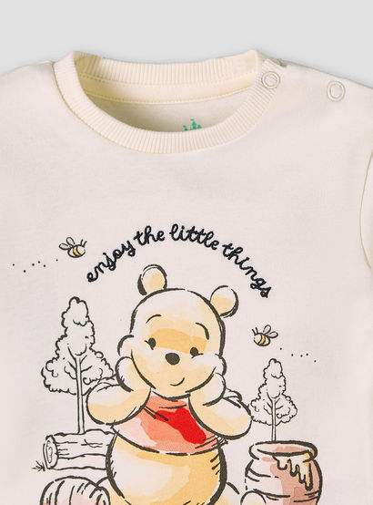 Disney Cotton Round Neck Long Sleeves Pyjama Set with Winnie The Pooh Print-baby-boys-clothing-nightwear-pyjamasets-image-5
