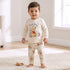 Disney Cotton Round Neck Long Sleeves Pyjama Set with Winnie The Pooh Print - Beige / 18-24 mths