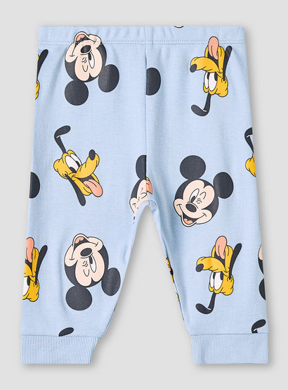 Disney Cotton Round Neck Long Sleeves Pyjama Set with Mickey Mouse and Pluto Print-baby-boys-clothing-nightwear-pyjamasets-image-4
