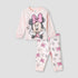 Disney Minnie Mouse Print T-shirt and Pyjama Set - Pink / 12-18 mths