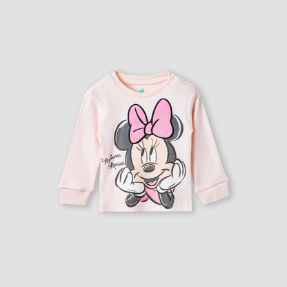 Disney Minnie Mouse Print T-shirt and Pyjama Set