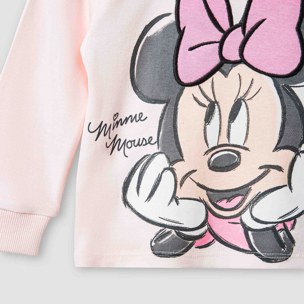 Disney Minnie Mouse Print T-shirt and Pyjama Set