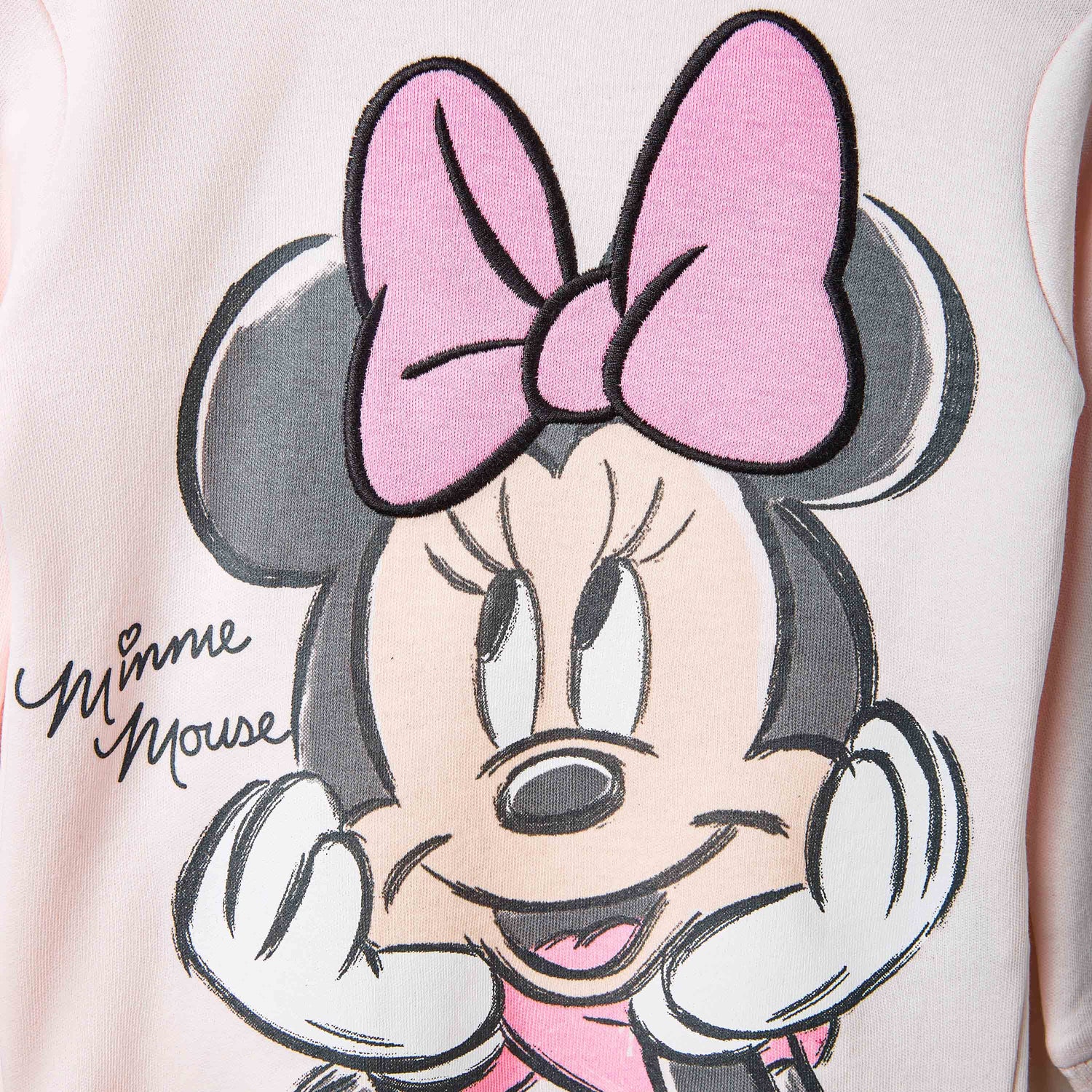 Disney Minnie Mouse Print T-shirt and Pyjama Set