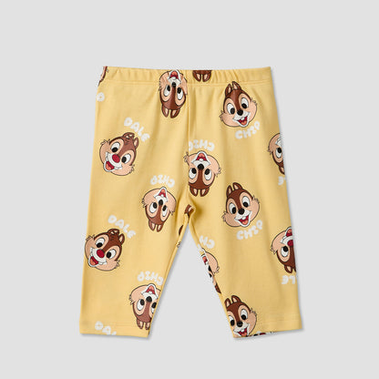 Disney Cotton Round Neck Long Sleeves Pyjama Set with Chip &