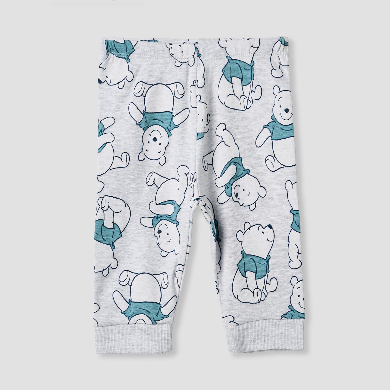 Disney Pyjama Set with Winnie The Pooh Print - Cotton - Long Sleeves - Crew Neck