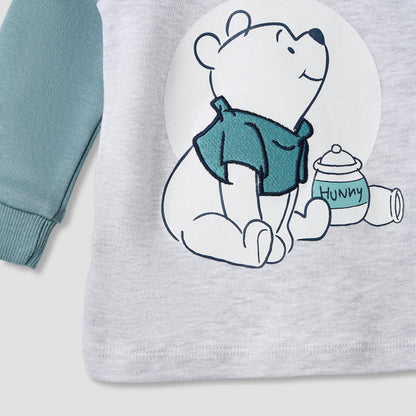 Disney Pyjama Set with Winnie The Pooh Print - Cotton - Long Sleeves - Crew Neck