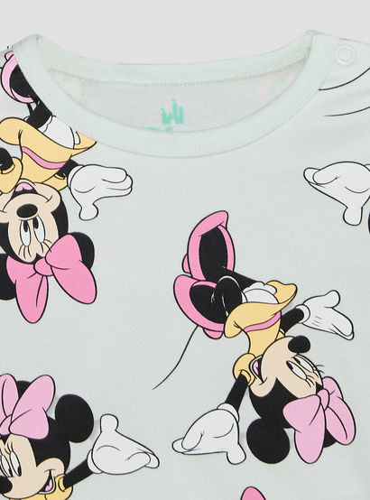 Disney Cotton Crew Neck Long Sleeves Pyjama Set with Minnie Mouse Print-baby-girls-clothing-nightwear-pyjamasets-image-7