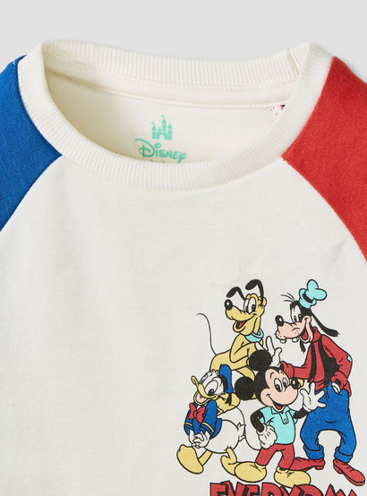 Disney Pyjama Set with Mickey Mouse Print - Cotton - Long Sleeves - Crew Neck-baby-boys-clothing-nightwear-pyjamasets-image-4