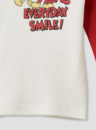 Disney Pyjama Set with Mickey Mouse Print - Cotton - Long Sleeves - Crew Neck-baby-boys-clothing-nightwear-pyjamasets-image-5
