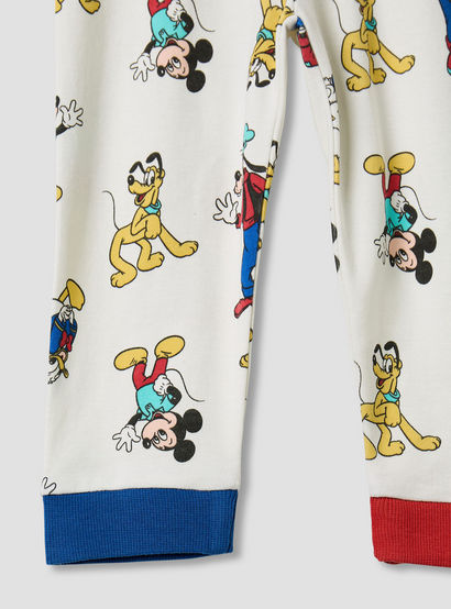 Disney Pyjama Set with Mickey Mouse Print - Cotton - Long Sleeves - Crew Neck-baby-boys-clothing-nightwear-pyjamasets-image-7